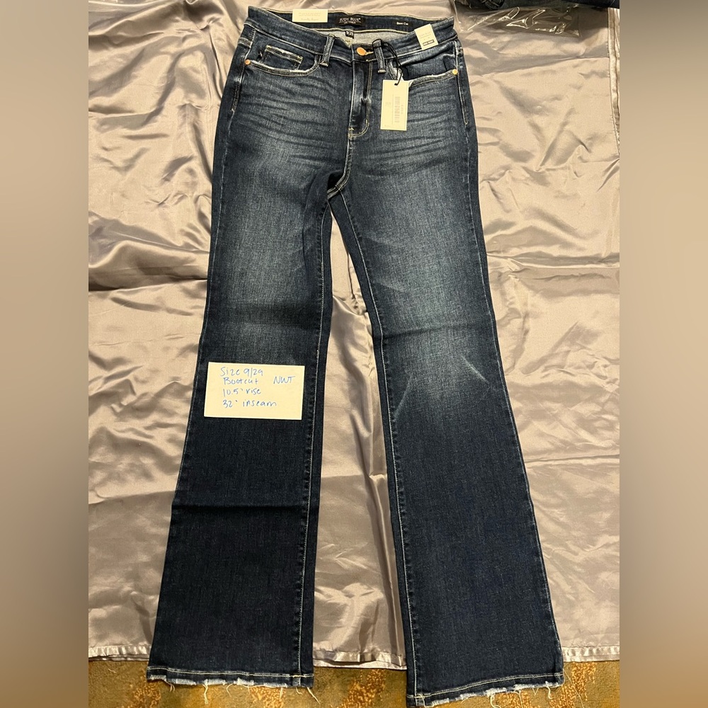 Judy Blue Dark Wash Boot Cut Jeans size 9 NWT